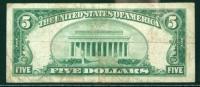 1929, $5 National Bank Note. First NT & SB, Fullerton, CA. PCGS Fine 15PPQ - 2