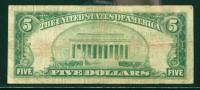 1929, $5 National Bank Note. First NT & SB, Fullerton, CA. PCGS Fine 12 - 2