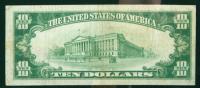 1929, $10 National Bank Note. First NT & SB, Fullerton, CA. PCGS Very Fine 20 - 2