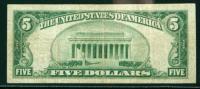 1929, $5 National Bank Note. The First NB, Garden Grove, CA. PCGS Fine 15PPQ - 2