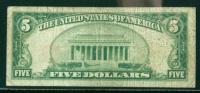 1929, $5 National Bank Note. The First NB, Garden Grove, CA. PCGS Fine 12 - 2