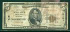 1929, $5 National Bank Note. The First NB, Orange, CA. PCGS Apparent Very Good 8