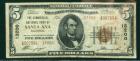 1929, $5 National Bank Note. The Commercial NB, Santa Ana, CA. PCGS Apparent Fine 12