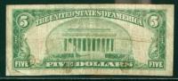 1929, $5 National Bank Note. The Commercial NB, Santa Ana, CA. PCGS Apparent Fine 12 - 2