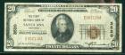 1929, $20 National Bank Note. The First NB, Santa Ana, CA. PCGS Fine 15