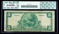 1902, $5 National Bank Note. The Farmers & Merchants NB, Baltimore, MD. PCGS Fine 12 - 2