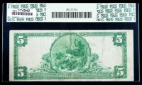 1902, $5 National Bank Note. Worcester County NB, Worcester, MA. PCGS Very Fine 30PPQ - 2