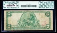 1902, $5 National Bank Note. The National Commercial Bank & TC, Albany, NY. PCGS Apparent Fine 15 - 2