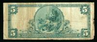 1902, $5 National Bank Note. First NB of Henderson, Texas - 2