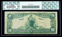 1902, $10 National Bank Note. The Farmers & Merchants NB, Bellaire, OH. PCGS Fine 12 - 2