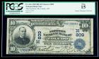 1902, $10 National Bank Note. The Northern NB, Toledo, OH. PCGS Fine 15