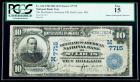1902, $10 National Bank Note. The Mechancis-American NB, Saint Louis, MO. PCGS Fine 15