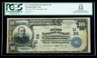 1902, $10 National Bank Note. The First NB, Cincinnati, OH. PCGS Apparent Fine 12