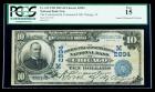 1902, $10 National Bank Note. The Continental & Commercial NB, Chicago, IL. PCGS Fine 15