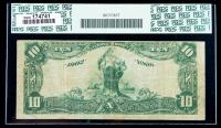1902, $10 National Bank Note. The Continental & Commercial NB, Chicago, IL. PCGS Fine 15 - 2