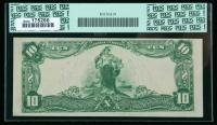 1902, $10 National Bank Note. The Commercial NB, Tiffin, OH. PCGS Choice About New 55PPQ - 2