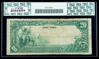 1902, $20 National Bank Note. The Citizens NB, Piqua, OH. PCGS Fine 12 - 2
