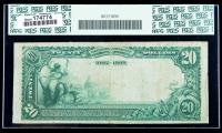 1902, $20 National Bank Note. The NB of Commerce, Toledo, OH. PCGS Fine 15 - 2