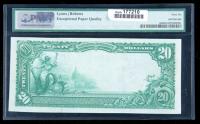 1902, $20 National Bank Note. The First NB of Fall River, MA. PMG Gem Uncirculated 66EPQ - 2