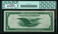 1918, $1 Federal Reserve Bank Note. PCGS Very Fine 25 - 2