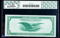 1918, $1 Federal Reserve Bank Note. PCGS Choice About New 58PPQ - 2