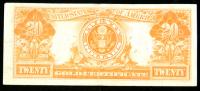 1922, $20 Gold Certificate - 2