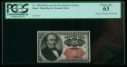 1874, 25&cent; Fractional Currency. Fifth Issue, with short, thick key in Treasury seal. PCGS Choice New 63