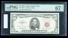 1963, $5 Legal Tender Note. PMG Superb Gem Uncirculated 67EPQ