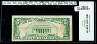 1929, $5 National Bank Note. The Safety Fund NB, Fitchburg, MA. PCGS Very Good 10 - 2