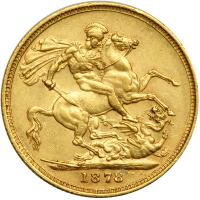 Australia. Sovereign, 1878-M. VF - 2