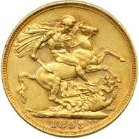 Australia. Sovereign, 1893-M. VF - 2