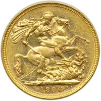 Australia. Sovereign, 1896-M. EF - 2