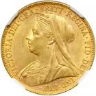 Australia. Sovereign, 1899-M. NGC AU58