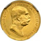 Austria. 10 Corona, 1909. NGC AU55