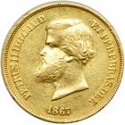 Brazil. 10,000 Reis, 1867. VF