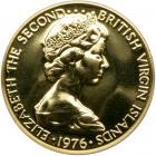 British Virgin Islands. 100 Dollars, 1976. PF