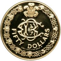 Cook Islands. 50 Dollars, 1997 - 2