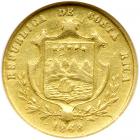 Costa Rica. 2 Pesos, 1868-GW. NGC EF40