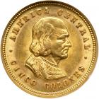 Costa Rica. 5 Colones, 1899. NGC MS62