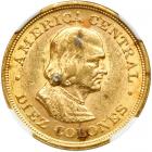 Costa Rica. 10 Colones, 1900. NGC AU58