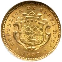 Costa Rica. 2 Colones, 1900. NGC MS63 - 2