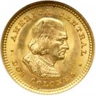 Costa Rica. 2 Colones, 1926. NGC MS64