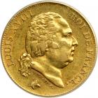France. 40 Francs, 1818-W. PCGS AU50