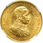 German States - Prussia. 20 Marks, 1914-A. NGC MS62