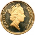 Gibraltar. 70 Ecus - 50 Pounds, 1991. PF