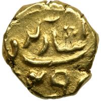 India - Mughal. Gold Pagoda, Year 49. VF - 2