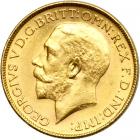 British India. Sovereign, 1918-I. AU