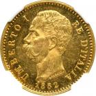 Italy. 20 Lire, 1882-R. NGC MS62