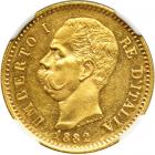 Italy. 20 Lire, 1882-R. NGC MS61