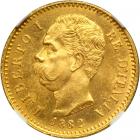 Italy. 20 Lire, 1882-R. NGC MS62